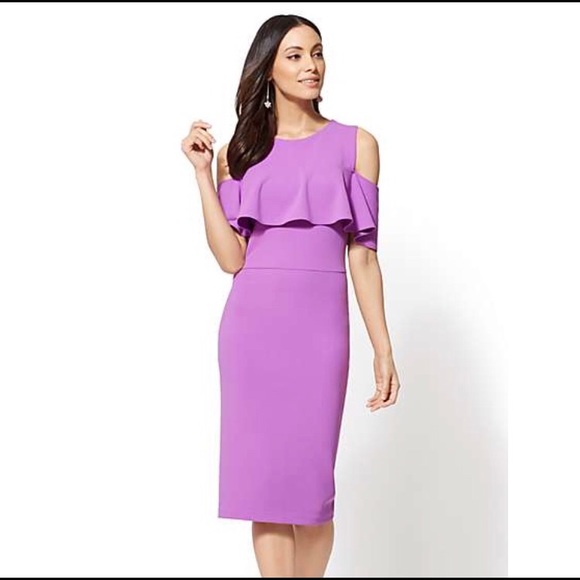 New York & Company Dresses & Skirts - NWT New York & Company Bare Shoulder Sheath Dress
